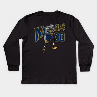 Golden State Warriors 30 Kids Long Sleeve T-Shirt